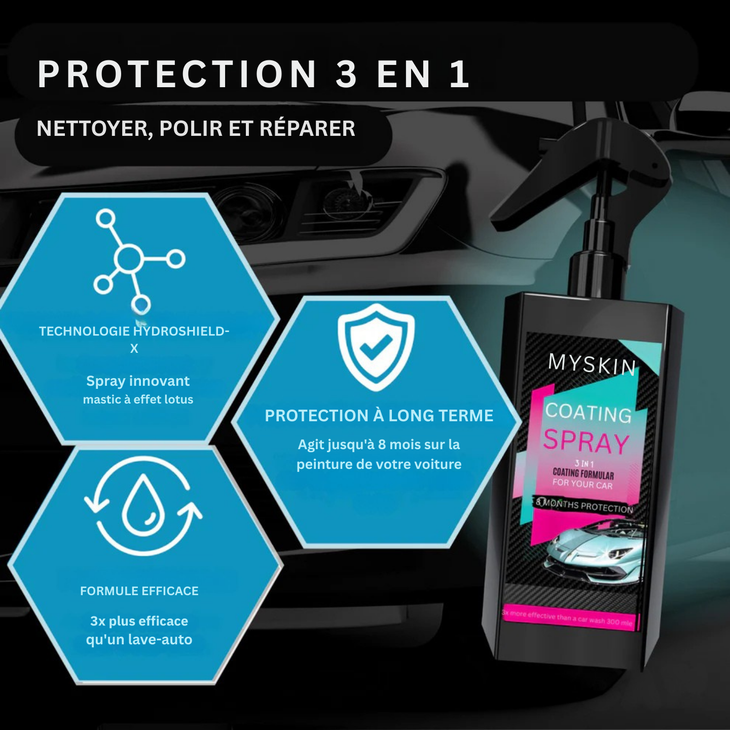 MySkin™ - Spray 3-en-1 Ultra Brillance & Protection